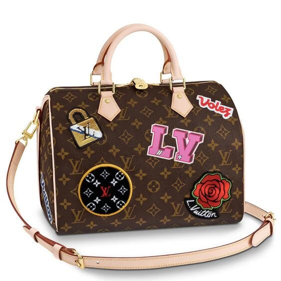 Handbag Speedy 30 Bandouliere Monogram Canvas M43989