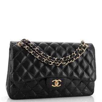 【Weekly Specials】Chanel Classic Double Flap Bag Quilted Lambskin Jumbo