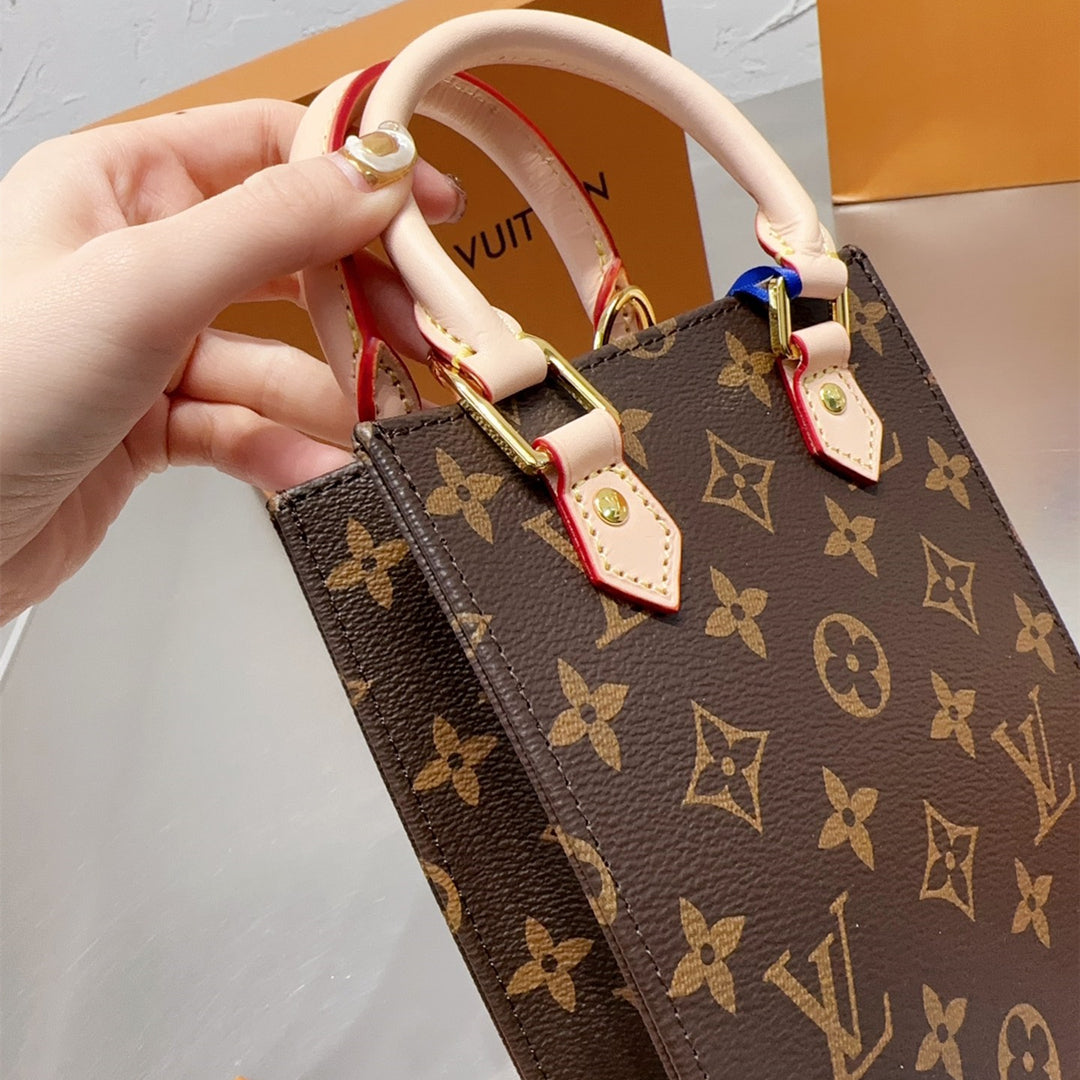 Luxury Women's Printed Leather Crossbody Handbag