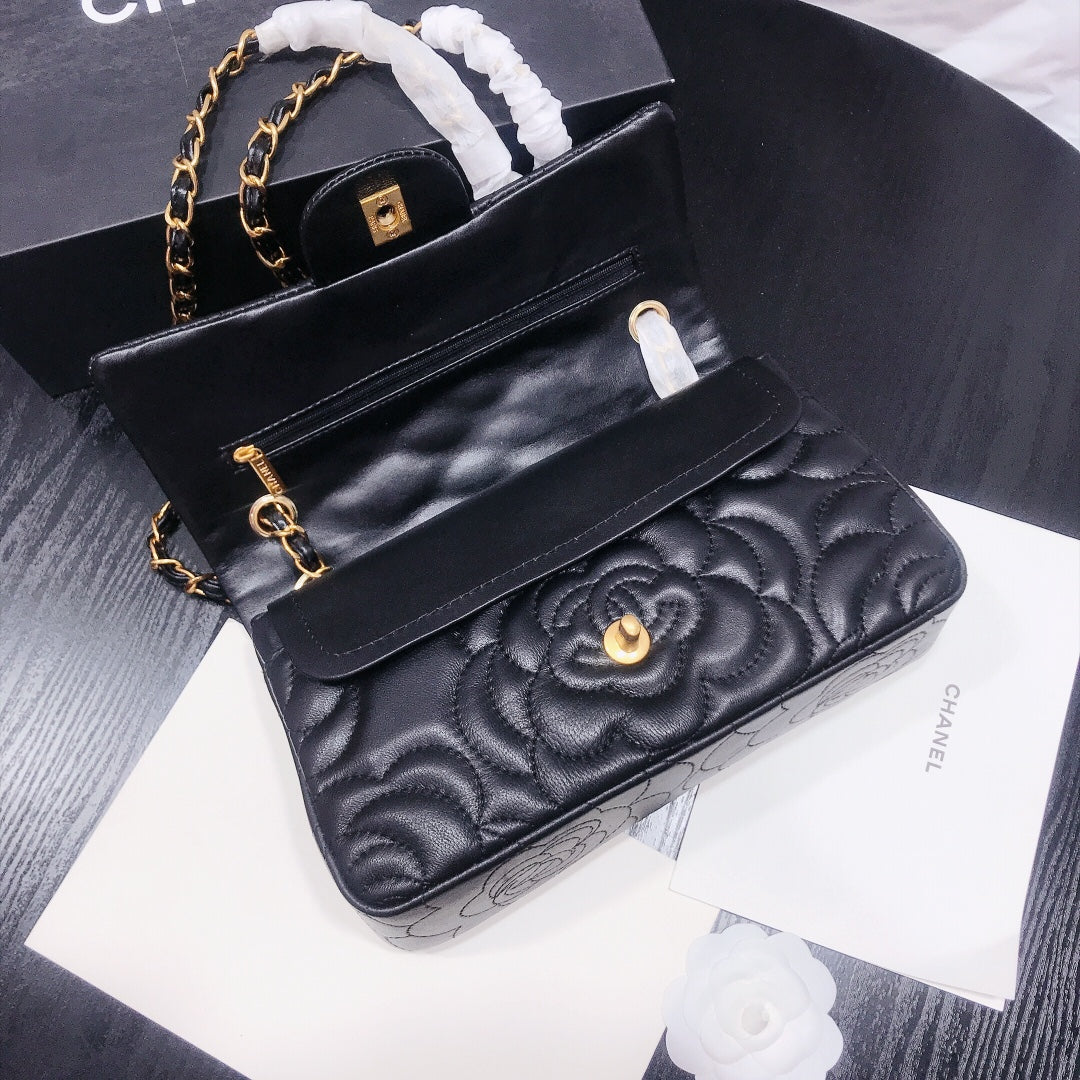 Fashion Flower Print Leather Women's Crossbody Bag Shoulder Bag