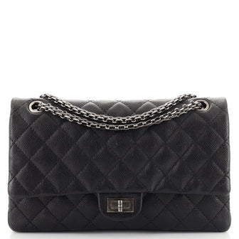 Reissue 2.55 Flap Bag Quilted Caviar 226