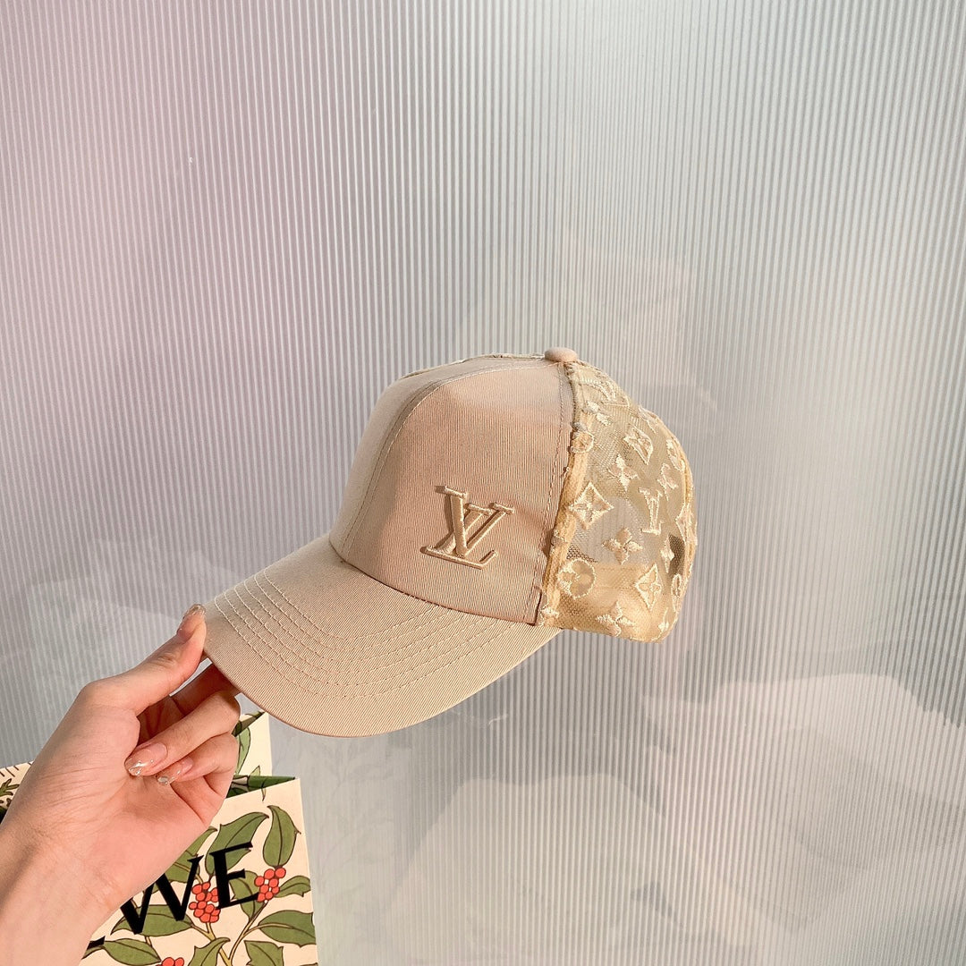 New embroidered hollow baseball cap