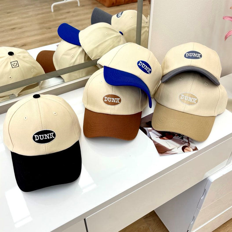 Fashion casual letter color matching baseball cap