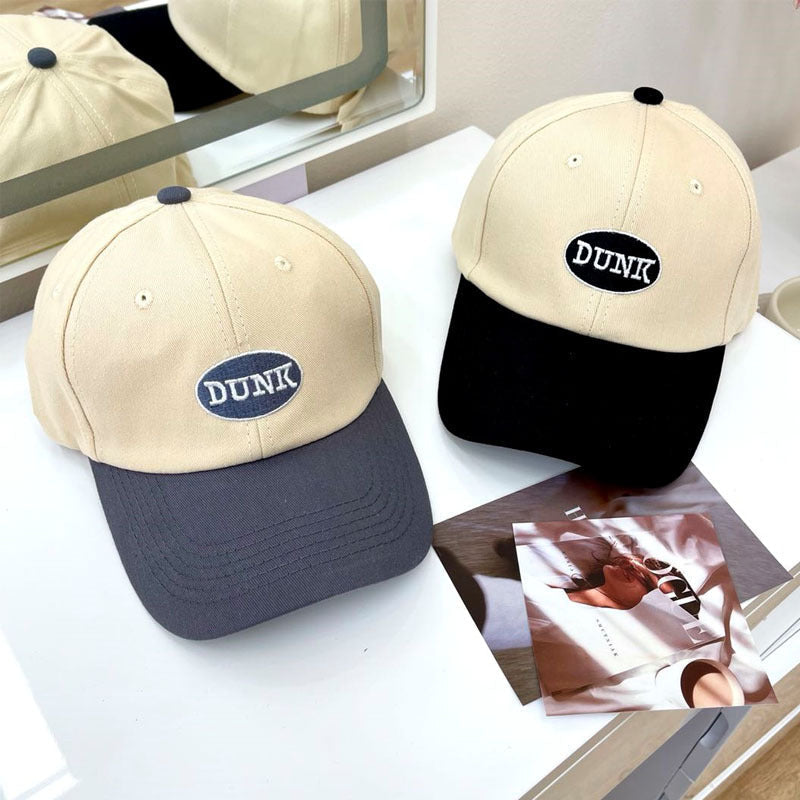 Fashion casual letter color matching baseball cap