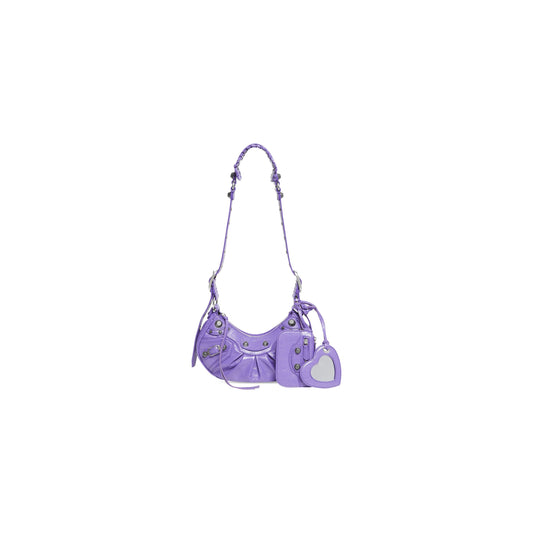 WOMEN'S LE CAGOLE XS SHOULDER BAG IN PURPLE