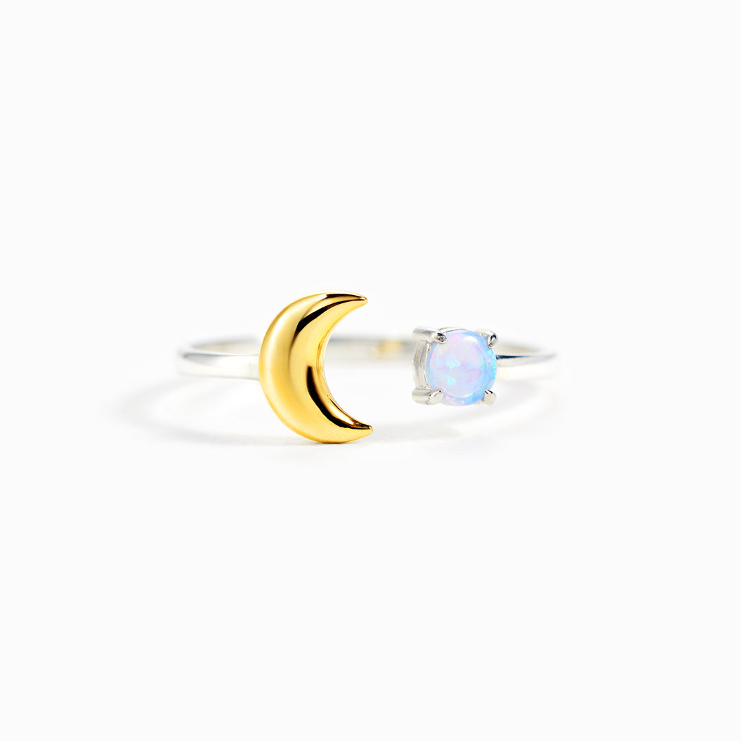 Live Life To The Fullest Moon Opal Ring