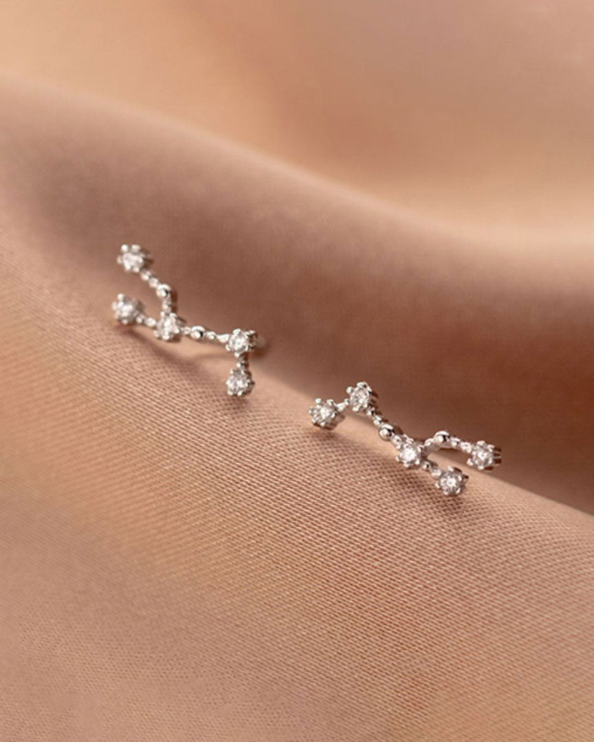 Zodiac Constellation Stud Earrings