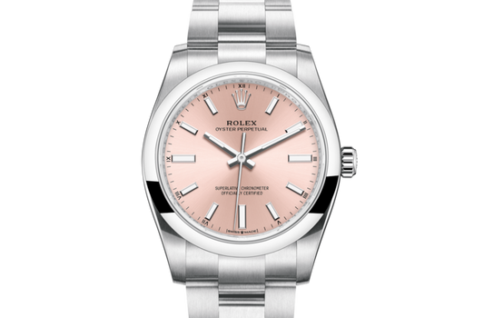 Luxury  OYSTER PERPETUAL 34 Pink  .124200