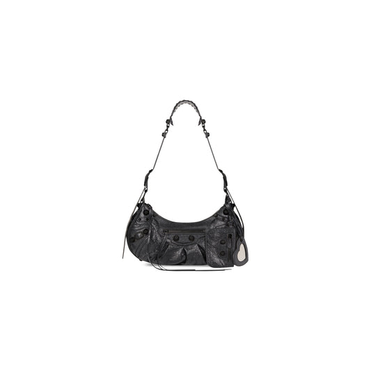 WOMEN'S LE CAGOLE SMALL SHOULDER BAG IN BLACK