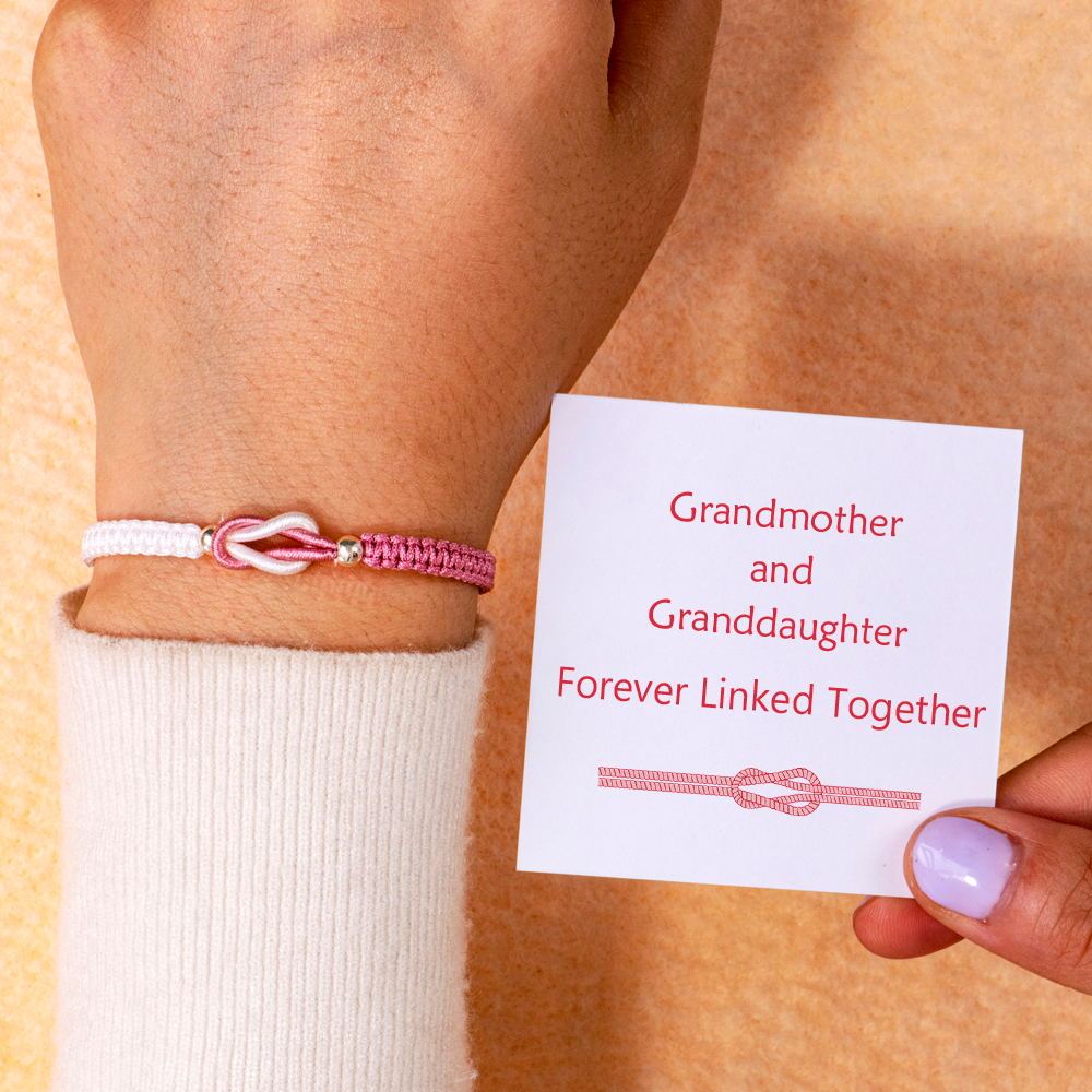 💕"Forever Linked Together " Handmade Brauded Bracelet