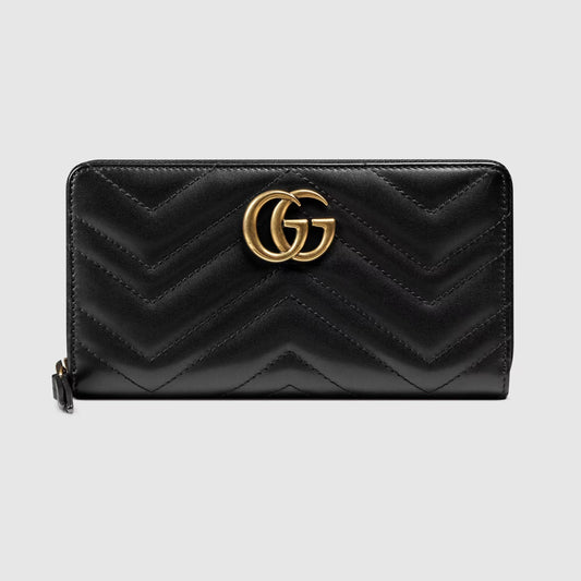 GG Marmont zip around wallet