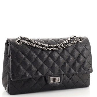 Reissue 2.55 Flap Bag Quilted Caviar 226