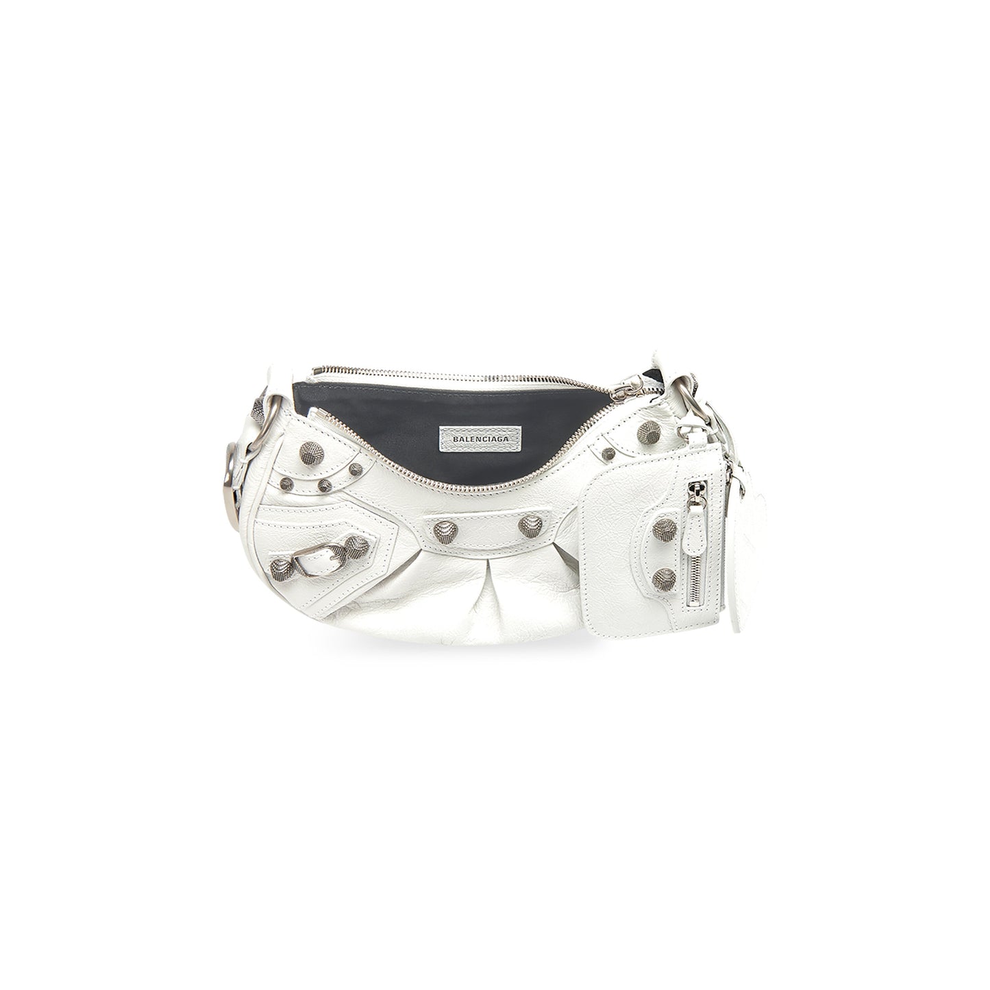 WOMEN'S LE CAGOLE XS SHOULDER BAG IN WHITE