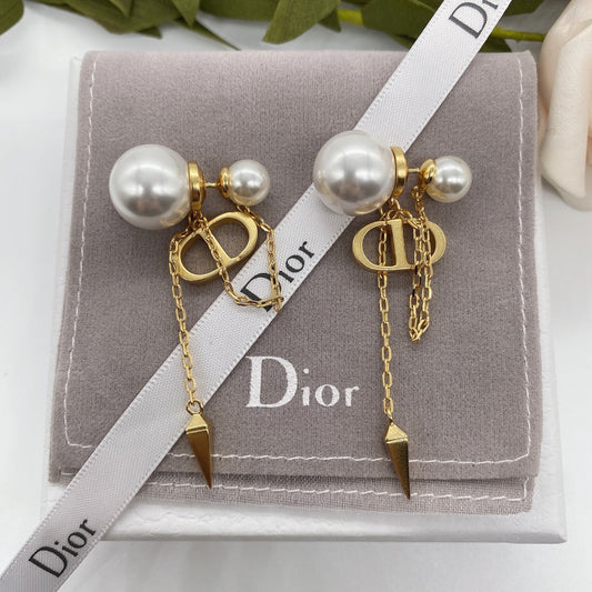 Fashion Tassel Pearl Earrings