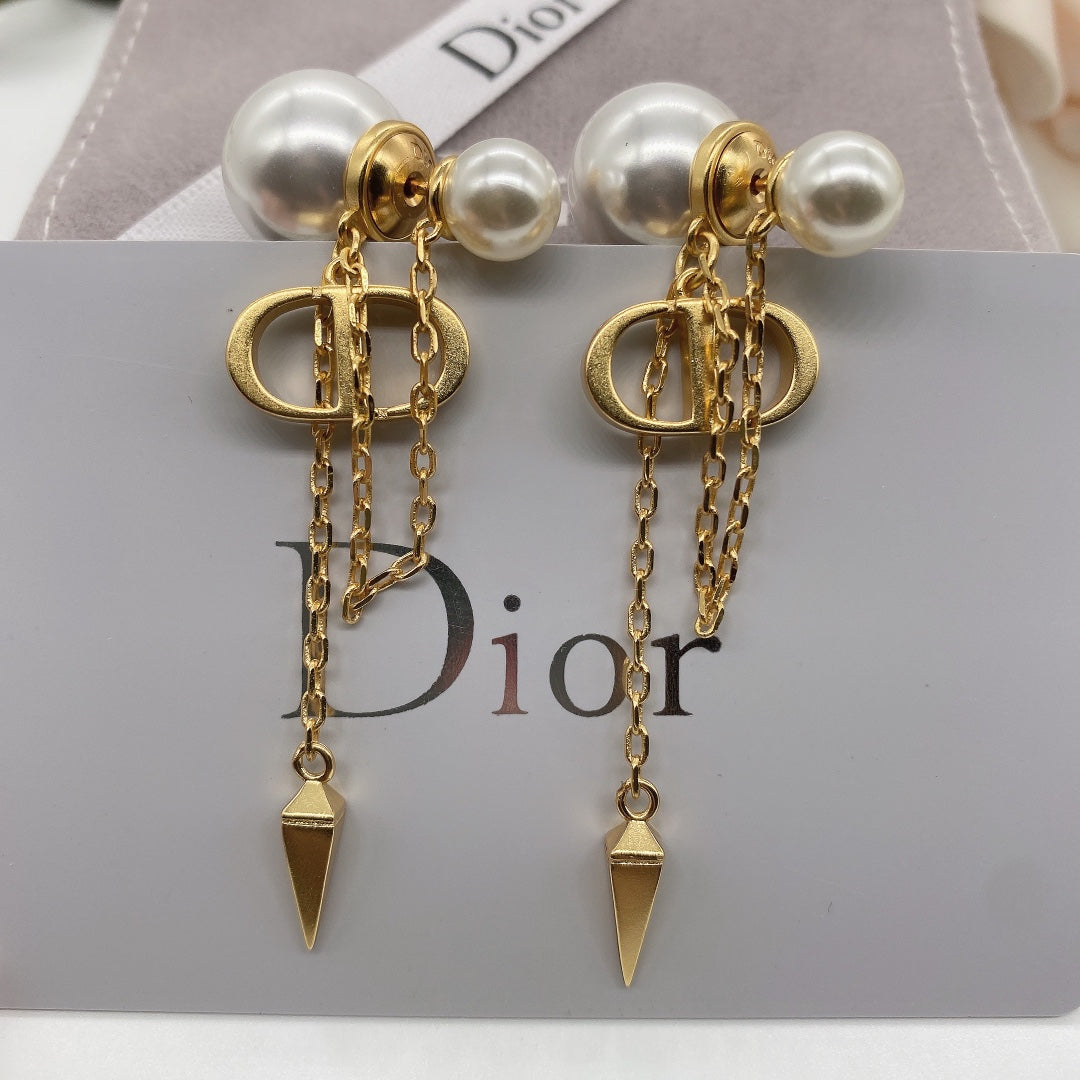 Fashion Tassel Pearl Earrings